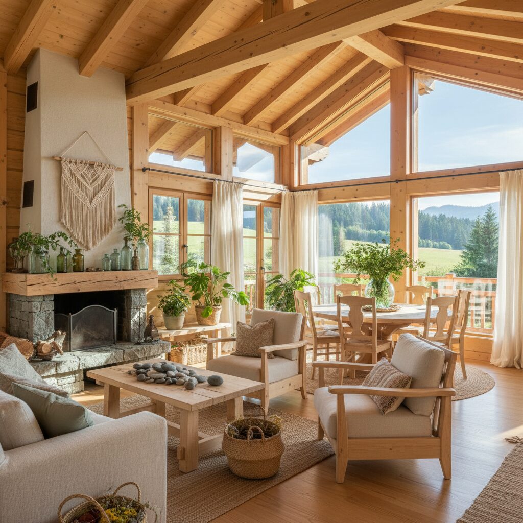 découvrez comment créer une ambiance chalet en été avec des idées déco légères et naturelles pour un intérieur chaleureux et estival.