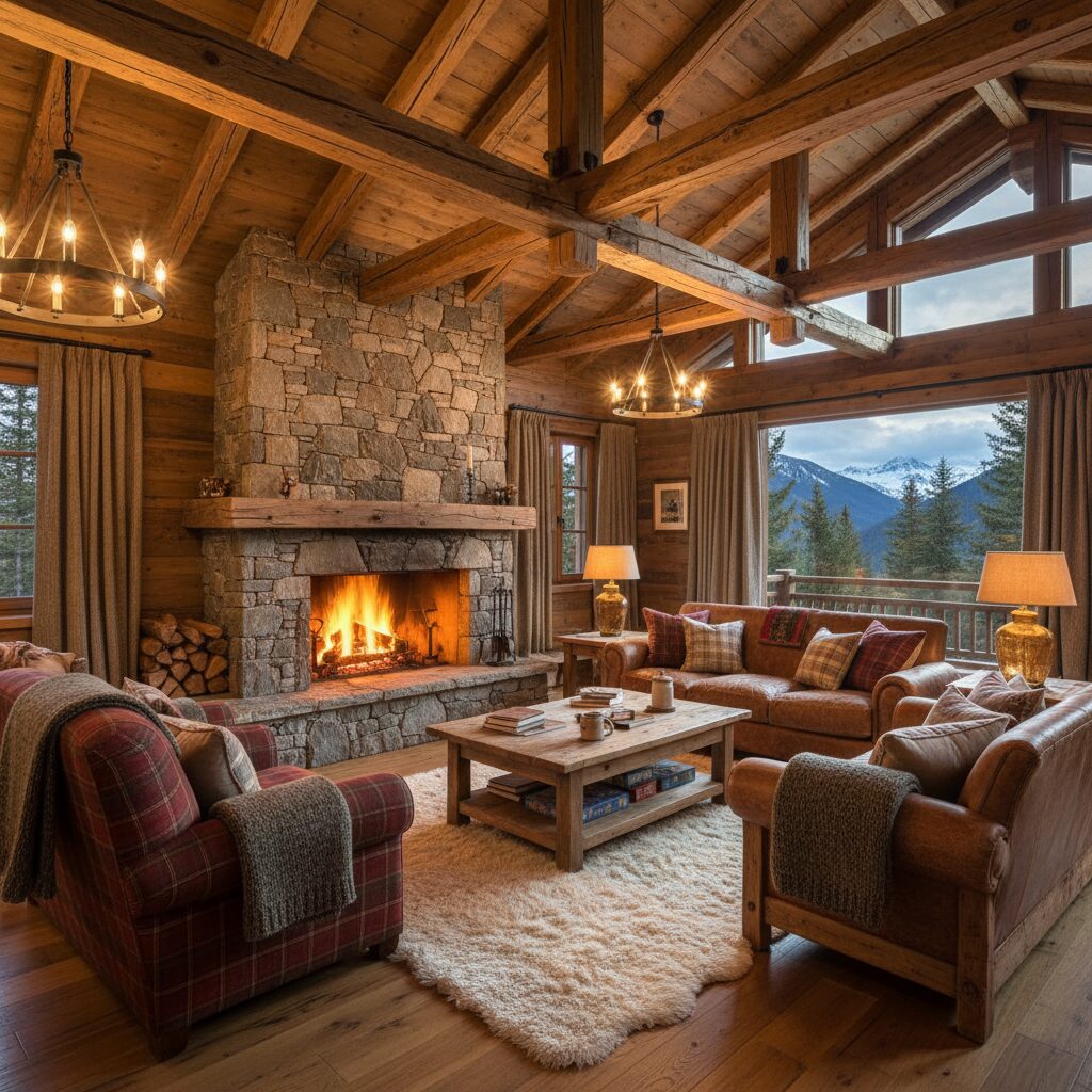découvrez comment créer un salon chaleureux au style chalet savoyard pour une ambiance montagne conviviale et authentique.