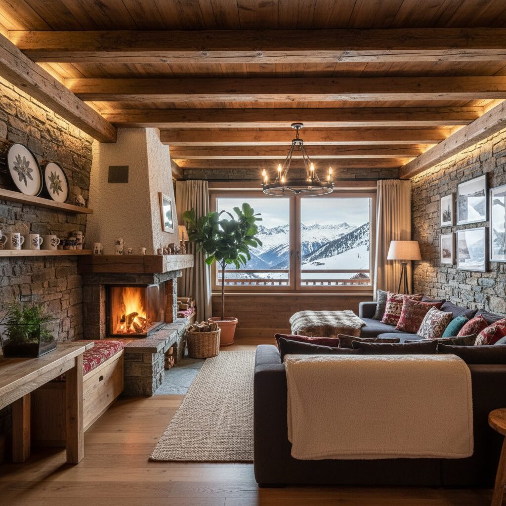 découvrez nos astuces d'aménagement intérieur pour valoriser un chalet savoyard en montagne, alliant authenticité et confort pour un cadre chaleureux.