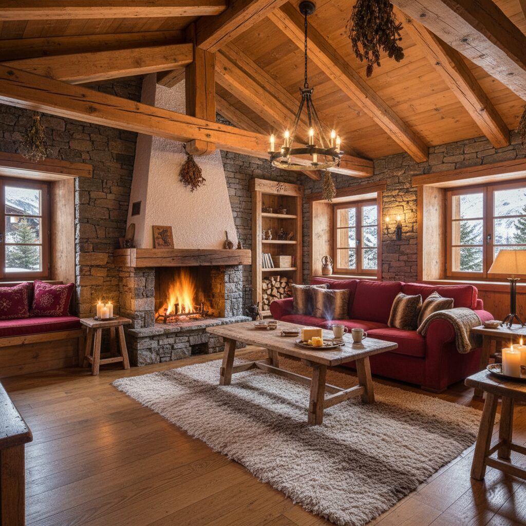 découvrez nos astuces d'aménagement intérieur pour sublimer votre chalet savoyard en montagne et créer un espace chaleureux et authentique.