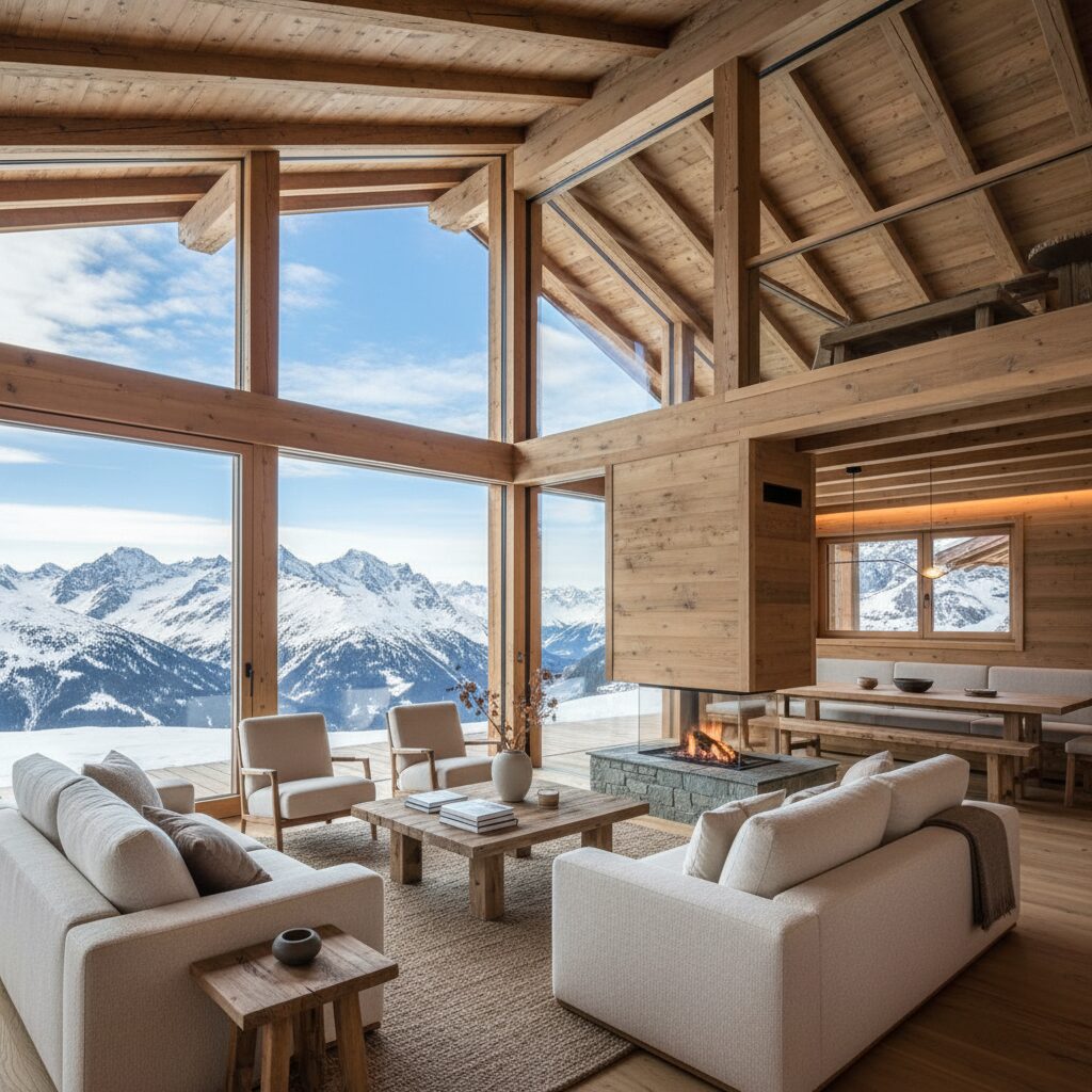 découvrez un chalet savoyard revisité qui allie modernité et charme montagnard pour un séjour alliant confort contemporain et ambiance chaleureuse en pleine montagne.