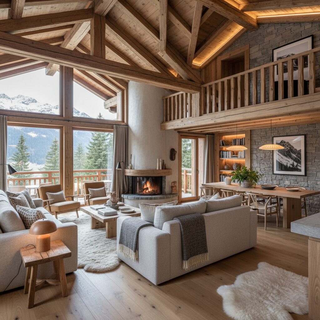 découvrez des idées de palettes de couleurs harmonieuses pour créer un chalet cosy et moderne, alliant chaleur et élégance pour un intérieur accueillant.