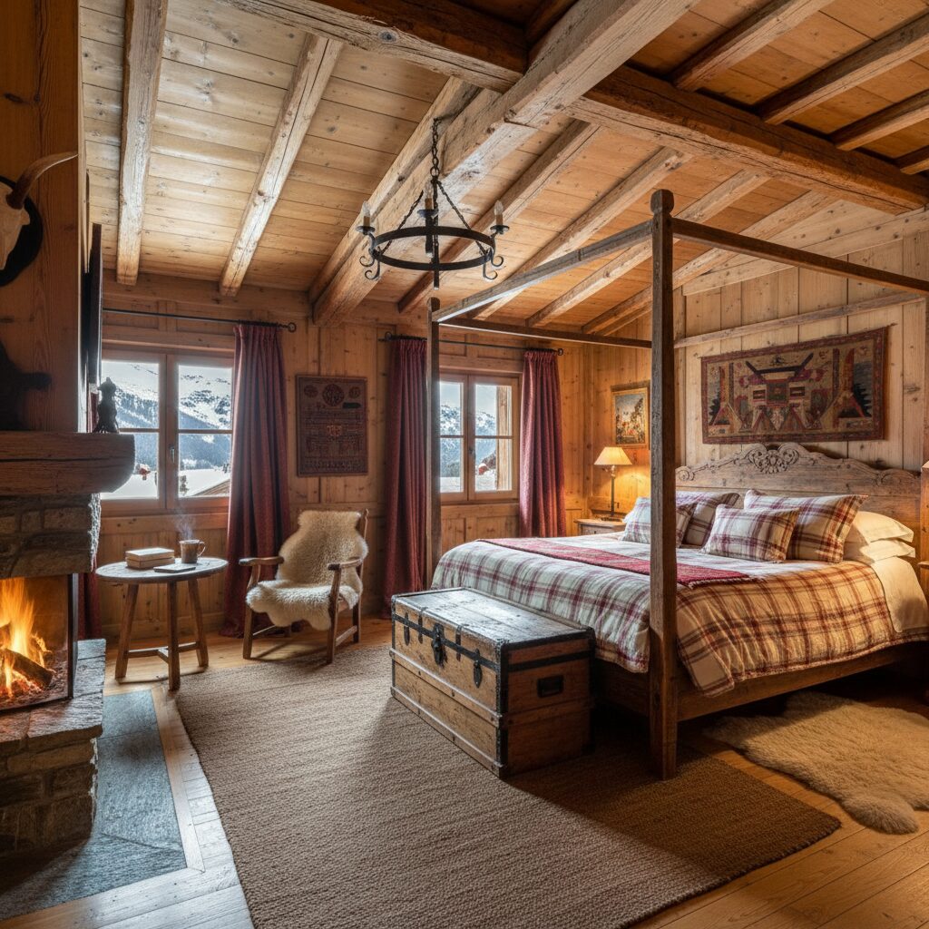 découvrez nos idées déco pour créer une chambre authentique en chalet savoyard, alliant charme rustique et ambiance chaleureuse.