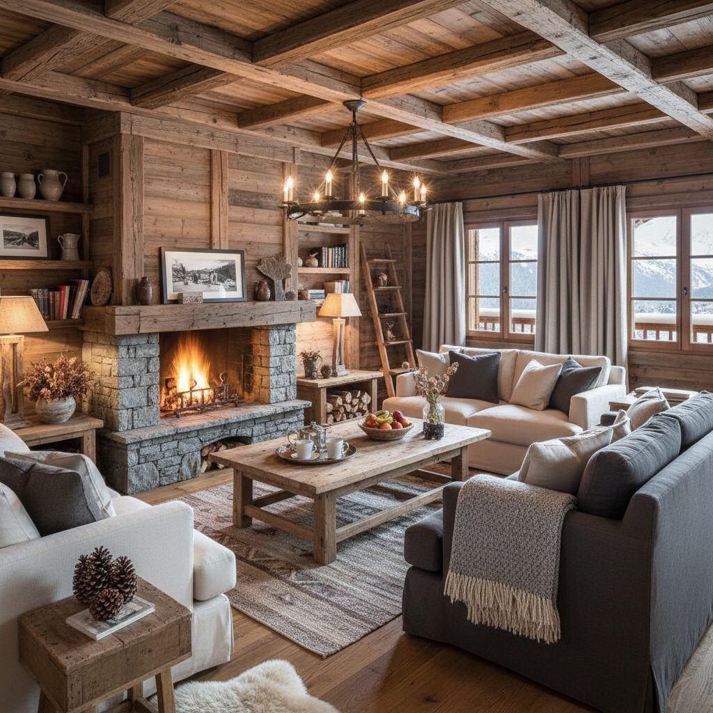 découvrez comment choisir les couleurs parfaites pour un chalet savoyard et créer une ambiance apaisante et chaleureuse, inspirée par les paysages montagneux.