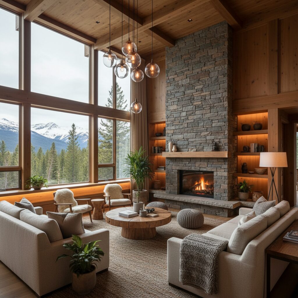découvrez des inspirations modernes pour relooker votre intérieur montagne avec style et élégance. transformez votre espace en un refuge cosy alliant design contemporain et charme montagnard.