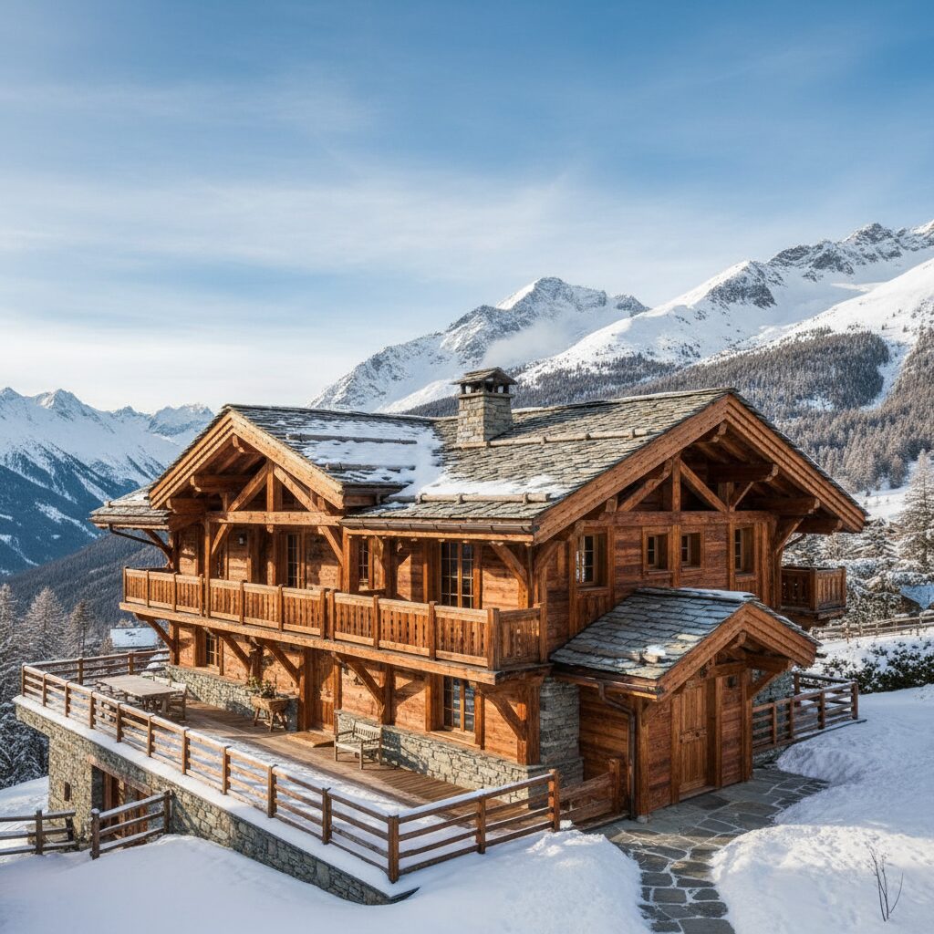 explorez l'architecture typique du chalet savoyard à travers l'analyse de ses volumes et espaces, alliant tradition et fonctionnalité montagnarde.