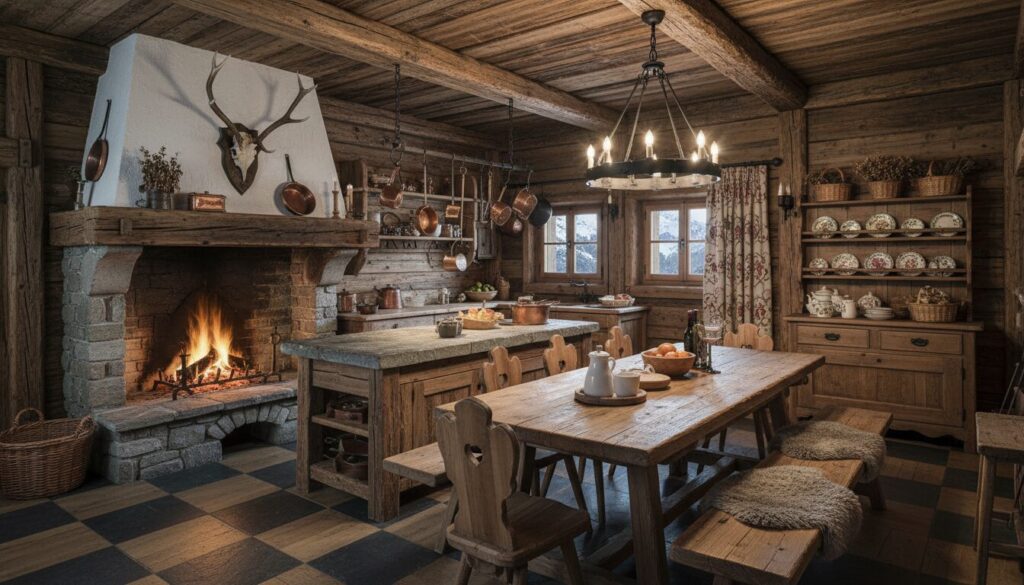 découvrez comment aménager une cuisine esprit chalet savoyard traditionnelle et conviviale, alliant charme authentique, matériaux naturels et ambiance chaleureuse pour des moments partagés en famille.