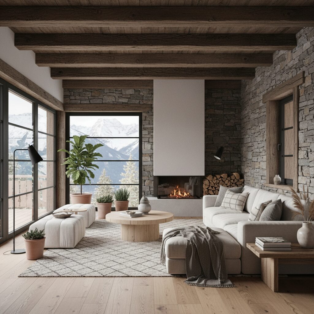 découvrez comment combiner l'authenticité chaleureuse du chalet savoyard avec la simplicité élégante de la déco scandinave pour un intérieur unique et harmonieux.