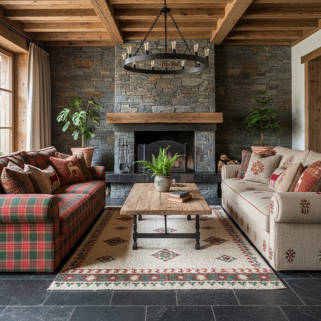 découvrez comment associer avec style la pierre naturelle et les tissus alpins pour créer des intérieurs chaleureux et authentiques alliant tradition et modernité.