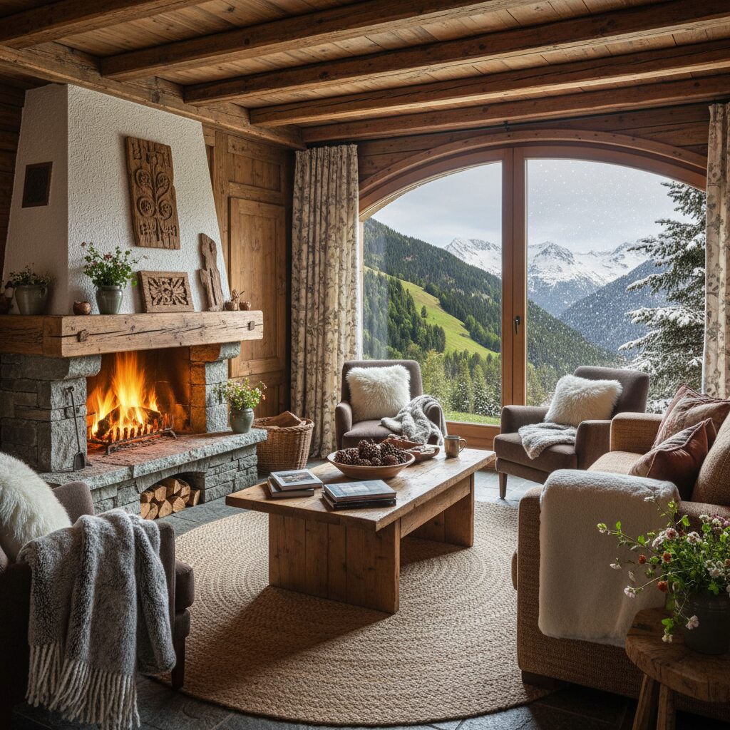 découvrez nos conseils pour créer une ambiance chalet savoyard cosy et chaleureuse en toutes saisons, alliant décoration traditionnelle et confort moderne.