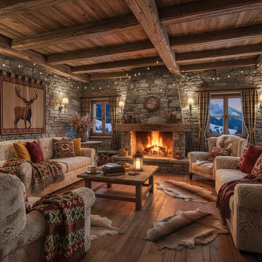 découvrez nos conseils pour créer une ambiance chalet savoyard cosy et chaleureuse en toutes saisons, alliant confort et authenticité toute l'année.