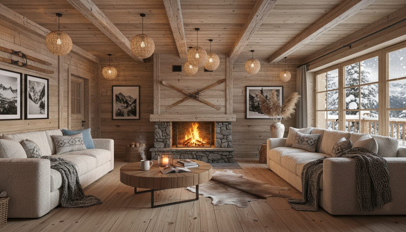 découvrez comment créer une atmosphère chaleureuse de chalet savoyard grâce à des bougies et un éclairage doux pour un intérieur cosy et convivial.