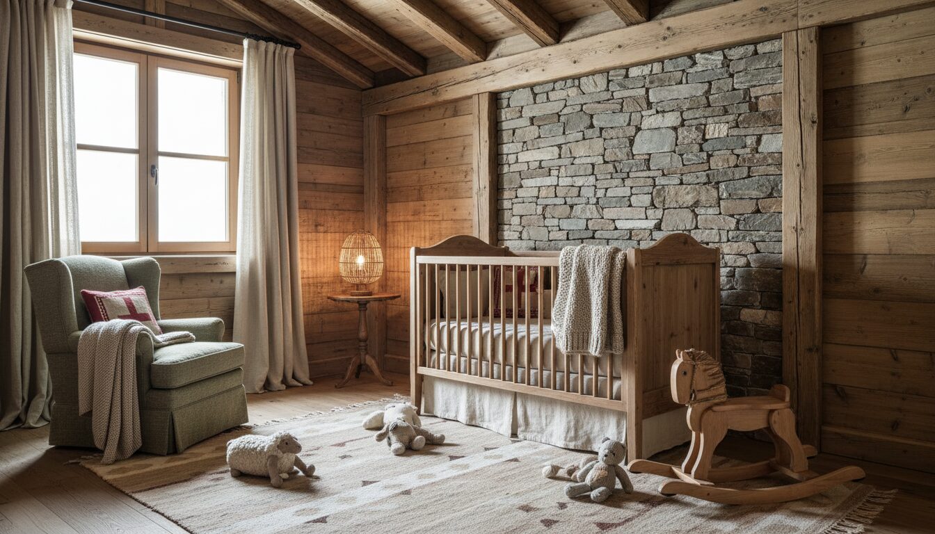 découvrez une décoration de chambre bébé inspirée du style chalet savoyard, alliant charme montagnard et ambiance apaisante pour un cocon doux et chaleureux.