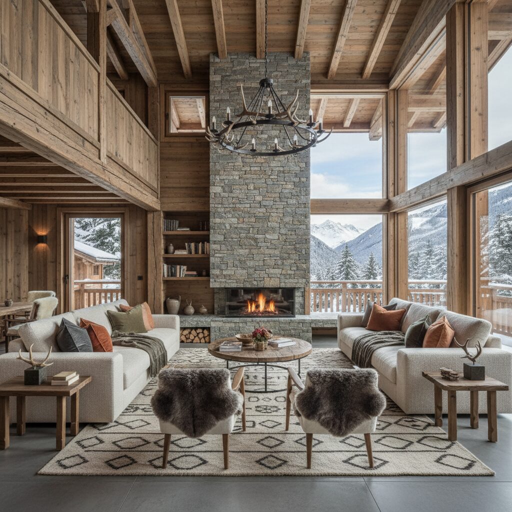 découvrez des idées déco pour un chalet savoyard alliant charme traditionnel et modernité, pour un espace montagne chaleureux et contemporain.