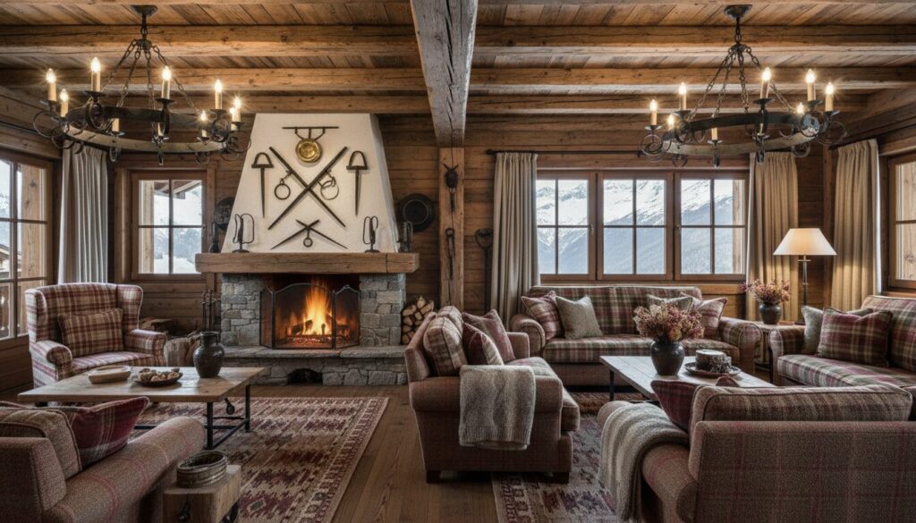 découvrez comment sublimer votre chalet savoyard en mêlant élégamment fer forgé et bois naturel pour une décoration chaleureuse et authentique.