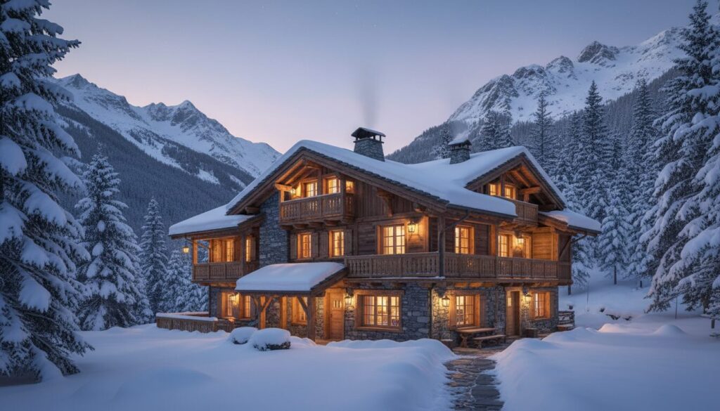 découvrez comment créer une ambiance douce dans un style chalet savoyard en jouant avec les lumières pour une atmosphère chaleureuse et conviviale.