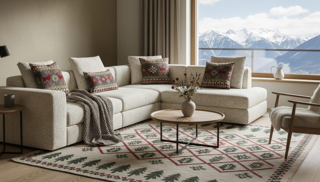 découvrez les textiles alpins alliant harmonieusement motifs traditionnels et design moderne pour des créations uniques et authentiques.