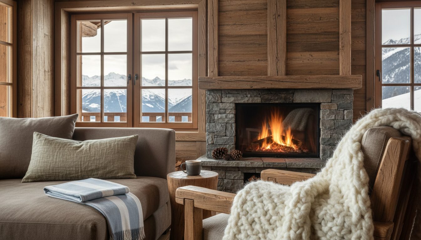 découvrez comment choisir entre laine, lin et coton pour vos textiles de montagne et apportez confort et authenticité à votre chalet.